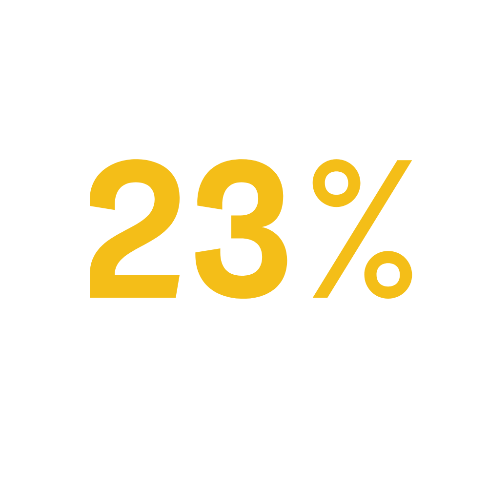 23%