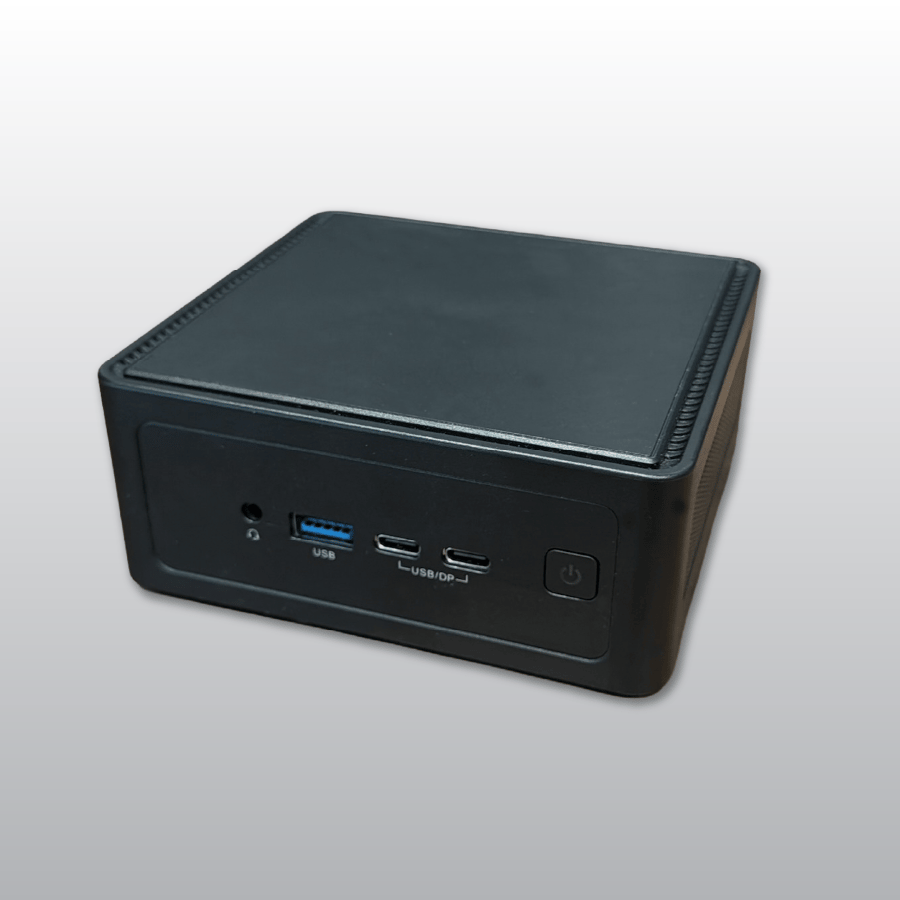 Axelera AI Mini PC with M2 Max Front Angle Image