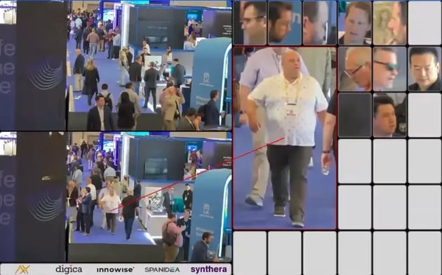 Screenshot of demonstration in action