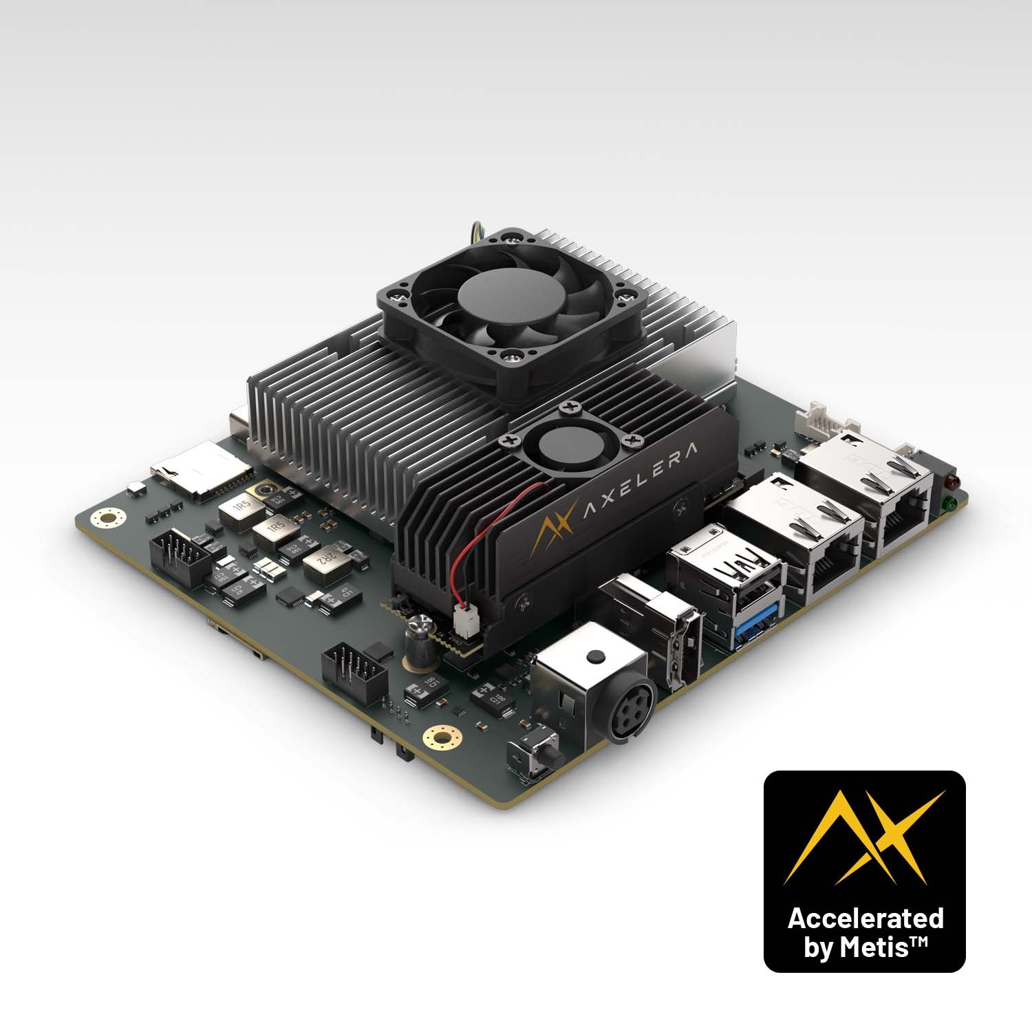 Metis M.2 Eval System with Aetina RK3588 Industrial Motherboard