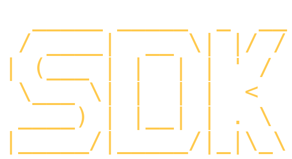 SDK in ASCII art